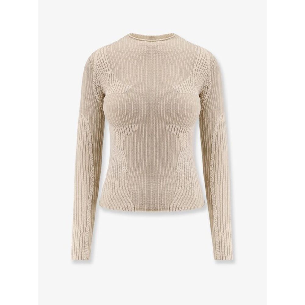 Roa Women Wavy Stretch Cotton Blend Top